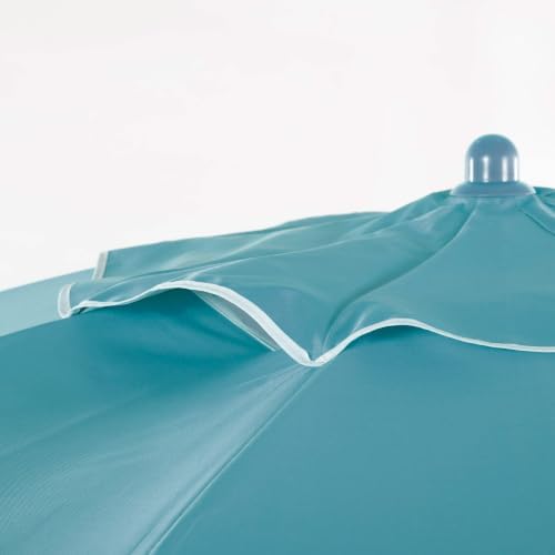 Sombrilla de Playa inclinable D220 cm, Azul, Exterior (62485)