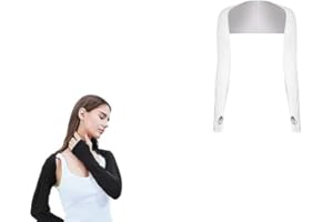 Liyquint Cooling Shawl Arm Sleeves, UV Sun Protection for Women with Finger Hole for Outdoor sports，Running, Riding,Hiking