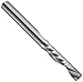 LMT Onsrud 62-713 Solid Carbide Downcut Spiral O Flute Cutting Tool, Inch, Uncoated (Bright) Finish, 21 Degree Helix, 1 Flute, 2.0000
