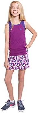 Street Tennis Club Girls Tennis and Golf Tank and Skirt Set with Built in Shorts
