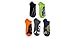 Disney Boys' Star Wars 5 Pack No Show Socks ,assorted solid, Sock Size 6-8.5; Shoe Size 7.5-3.5