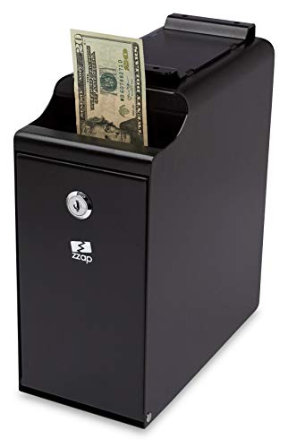 ZZap S30 Bill Drop Safe - POS Under Counter Cash Money Slot Box