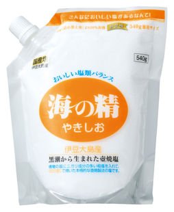 海の精 やきしお(スタンドパック)540g ×2セット商品画像