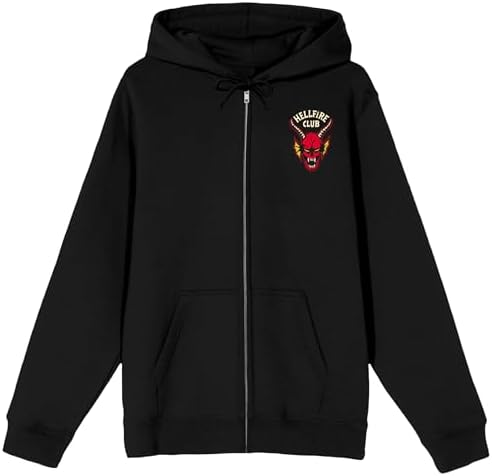 ウェア acdc Bioworld ACDC American Flag Men's Black Zippered Hoodie-S at