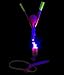 Whistling Helicopter Slingshot Outdoor LED Light-up Flying Toy for Kids and adults - fun at the beach, park, birthday parties or even camping and the 4th of July (4-PACK)