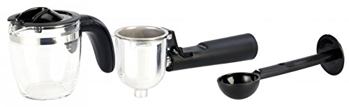 Rosenstein & Söhne Dampfdruck-Siebträger-Espressomaschine mit Milchaufschäumer – Bild 3