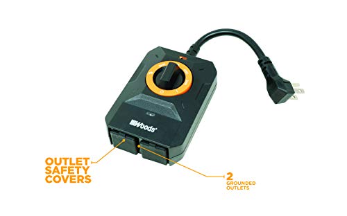 6 Woods+50122WD+Outdoor+Lighting+Grounded