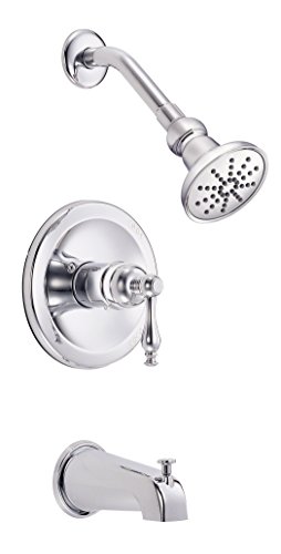 Danze D502155T Sheridan Single Handle Tub and Shower Faucet Trim Kit, Chrome