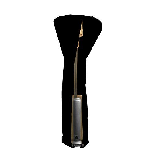 Bathonly Dust-Proof Cover Stand Up Patio Heater Cover, Outdoor Patio Heater Cover,Zipper Design - Black...
