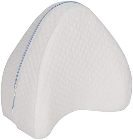 HOOPERT Leg Positioner Pillows Legacy Leg Pillow for Back, Hip, Legs & Knee Support Wedge & Sciatica Nerve Pressure Relief (White 2)