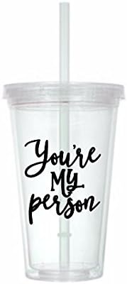 You're My Person Greys Anatomy Travel Tumbler Cup