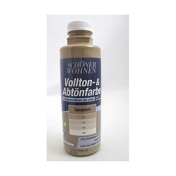 Voll- und Abtönfarbe Sandstein 500 ml