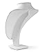 Cedon Mannequin manikin Neck Torso Necklace Display Jewelry Display Stand (White (H11.8