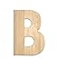 Darice 0993-B Decorative Wood, Letter B, 12-Inch
