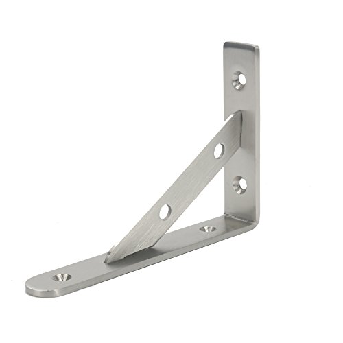 image for Amarine-made Pair Stainless Steel Solid Shelf Brackets,8