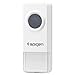 Spigen E100W Wireless Doorbell with 1 Button/Transmitter and 1 Ringer/Receiver and 1000 Feet Range with Over 50 Chimes