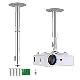 ERISAN Wall Mount & Ceiling Mount Bracket Stand, Adjustable Height Tilt/Swivel Mounting Device for Mini Projector, CCTV DVR Camera, Home Surveillance System - PCMM6