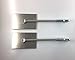 Stainless Steel Refrigerator Door Lock Kit - NO Padlock primary