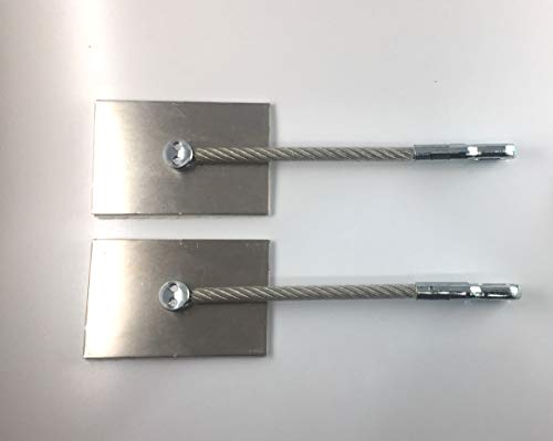 Stainless Steel Refrigerator Door Lock Kit - NO Padlock