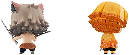 ちみメガ バディシリーズ! 鬼滅の刃 我妻善逸&嘴平伊之助 あがつまぜんいつ はしびらいのすけ セット 約65mm PVC製 塗装済み完成品フィギュア