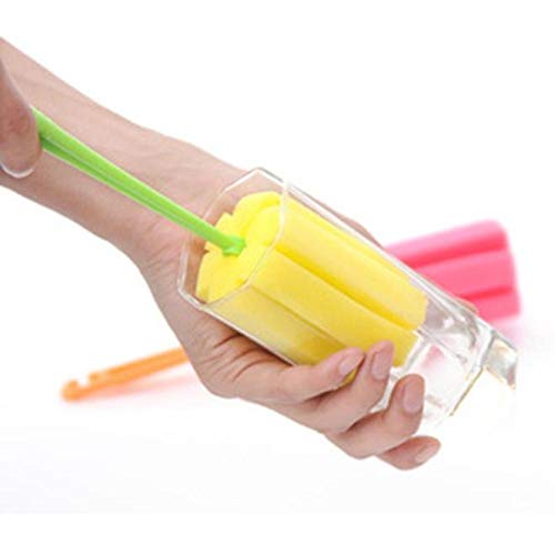 1 PC Kitchen Cleaning Tool Sponge Brush For Wineglass Bottle Coffe Tea Glass Cup