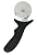 Update International PC-2 Stainless Steel Pizza Cutter with Plastic Handle, 2-3/4-Inch, Brown