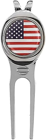 CHIVENIDO Golf Divot Repair Tool, Premium Metal Golf Ball Maker Magnetic Golf Divot Tool CHIVENIDO Golf Divot Repair Tool, Premium Metal Golf Ball Maker Magnetic Golf Divot Tool