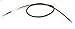1985 Honda Big Red 250 ATC250ES Rear Hand Brake Cable