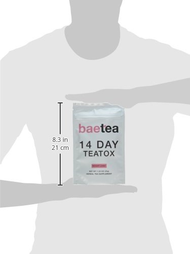 Baetea Weight Loss Tea: Detox, Body Cleanse, Reduce Bloating, & Appetite Suppressant, 14 Day Teatox, With Potent Traditional Organic Herbs, Ultimate Way To Calm And Cleanse Your Body (867012000103)