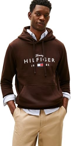 Sudadera Hombre Brand Love con Logotipo, Marrón (Chocolate), M