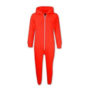 A2Z 4 Kids® Kinderen Meisjes Jongens Unisex Plain Kleur Vello Met Hooded Onesie Alles In Een Kostuum Nieuw Leeftijd 2 3…