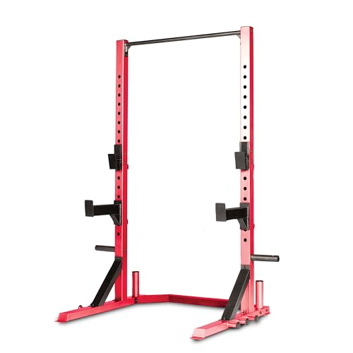 CAP Barbell FM-8000F Deluxe Power Rack, Red