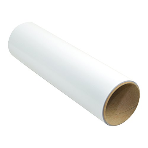 Weeds Easily White Heat Transfer Vinyl 12" x 10' ROLL for T-Shirts, Hats, Clothing - Best Iron On HTV for Cricut, Cameo, Heat Press Machines, Sublimation by Angel Crafts - Thumbnail 5