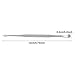 3 Packs Wax Carving Tool Wax Tool Carving Tool Stainless Steel Tool Spoon 4.75 Inch (Silver)