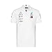 Mercedes AMG Petronas Motorsport 2019 F1 Mens Polo Shirt White XL White
