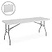 Best Choice Products 6ft Indoor Outdoor Portable Folding Plastic Dining Table for Picnic, Party, Camp w/Handle, Lock primary
