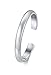 BORUO Toe Rings - Sterling Silver Band Ring - Stylish Toe Rings For Women - Sterling Silver Rings for Gifting - Chic 925 Sterling Silver Rings - Toe Rings For Women With Gift Bag, 2 mm, 3mm, 4mm