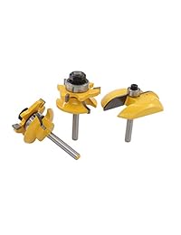 Juego de 3 puntas de destornillador para puerta de armario de 1 4 de pulgada, herramientas de fresado de 1 4 de pulgada