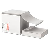 Universal 15801 Computer Paper, 18lb, 9-1/2 x 11, Letter Trim Perforations, White, 2700 Sheets