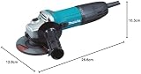 Makita GA4530R Angle Grinder 720W 240V Slim Body 115 mm Multicolour view 4