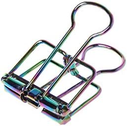 GROOMY Multi-color Metal Binder Clips Notes Letter Photo Paper File Clip Stationary Office School Supplies - S