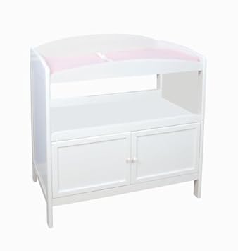 Amazon Com Delta Children S Products European Style Changing Table With Drawers In White Discontinued By Manufacturer Baby