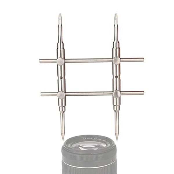 BigKing Camera Spanner, Lens Repair Spanner, Dual Tips DSLR Camera Lens Spanner Wrench, Camera Wrench Opening Tool, Wrench Maintenance Tool for SLR Camera Lens