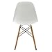 Phoenix Home Kenitra Contemporary Side Chair with Maple-Wood Legs, Snow White, Set of 2