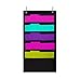 ZKOO Hanging File Folder Holder Cascading Fabric Organizer, Home School Office Classroom Filing Storage (5 pocket)