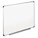 Universal 43723 Dry Erase Board, Melamine, 36 x 24, White, Black/Gray Aluminum/Plastic Frame by Universal