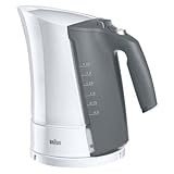 Braun WK300 1.7-Liter Electric Cordless Water Tea Kettle, 220-Volts, Grey/White (Not for use in USA or Canada)