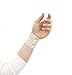 Set of 4- Short Lace Wrist Cuff Stretch Bracelets (Glitter Lace Cuffs- Pink/Gold/White/Silver)