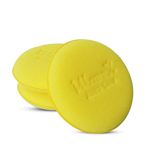Wavex Ultrafine Foam Sponge Applicator for Car Wax, Dashboard Dressing and Many More (Pack of 3 Yellow) Wavex Ultrafine Foam Sponge Applicator for Car Wax, Dashboard Dressing and Many More (Pack of 3 Yellow)