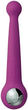 Handheld Wand Massager Wireless Powerful Personal Electric Back Massager Rechargeable Multi-Vibrations for Body Therapeutic Sports Recovery Muscle Aches (Violet)
